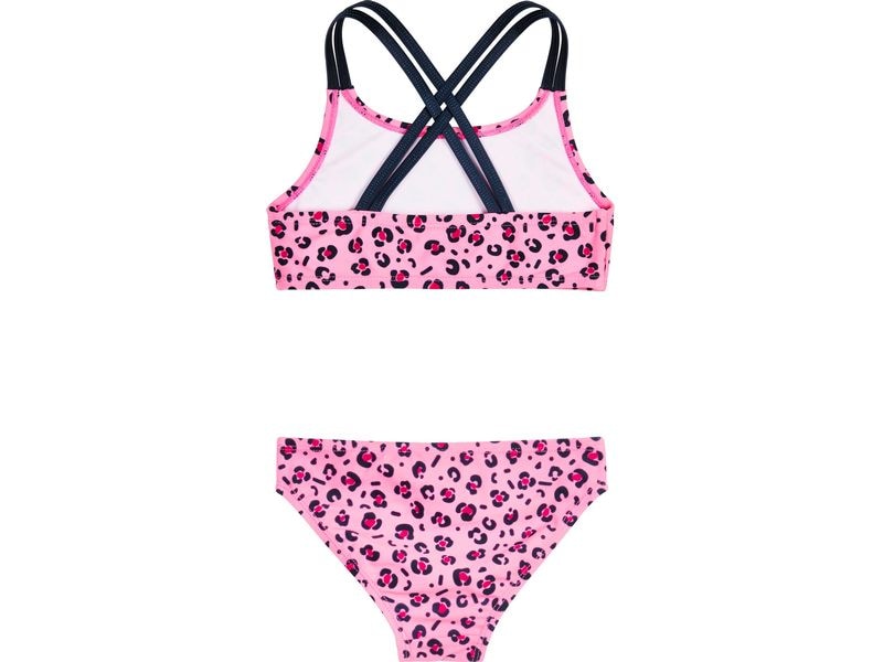 Playshoes Bikini Leo-Print Pink Gr. 98/104 UV-Schutz Badebekleidung für Mädchen