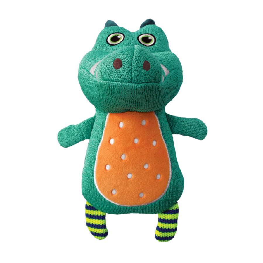 Brinquedo de pelúcia Kong Whoopz Crocodilo para Cães