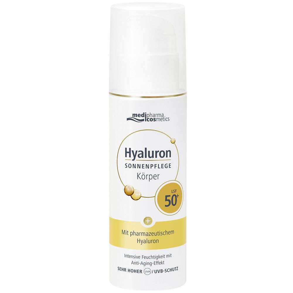 medipharma cosmetics Hyaluron Sonnenpflege Körper LSF 50+