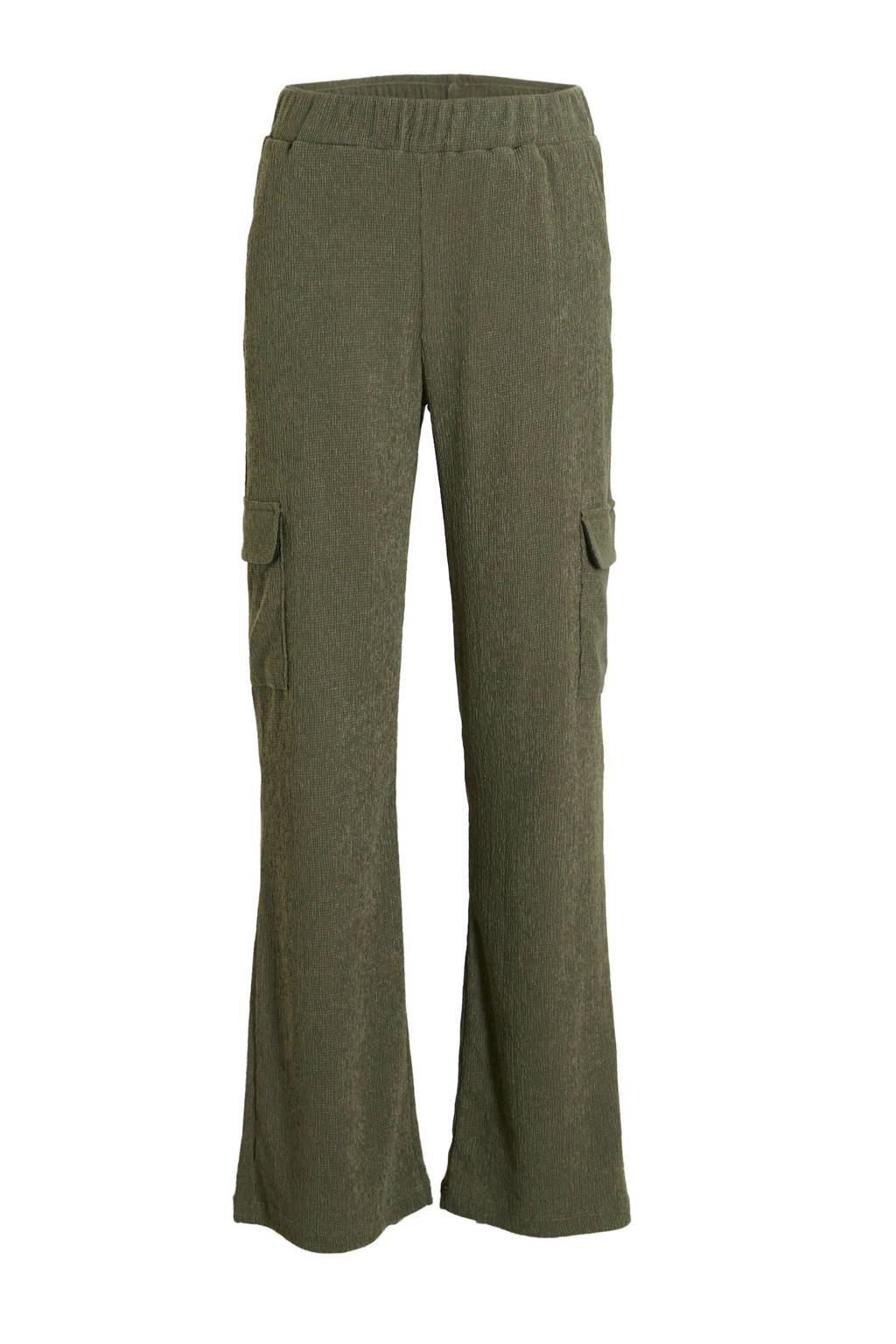 anytime crinkle cargo broek khaki