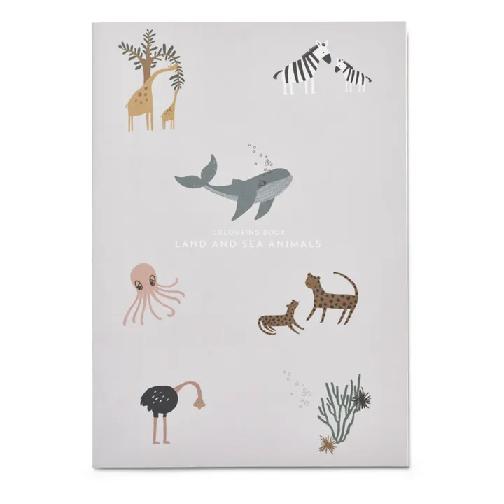 Liewood Carnet de coloriage Odell | Sea creature/All together mix