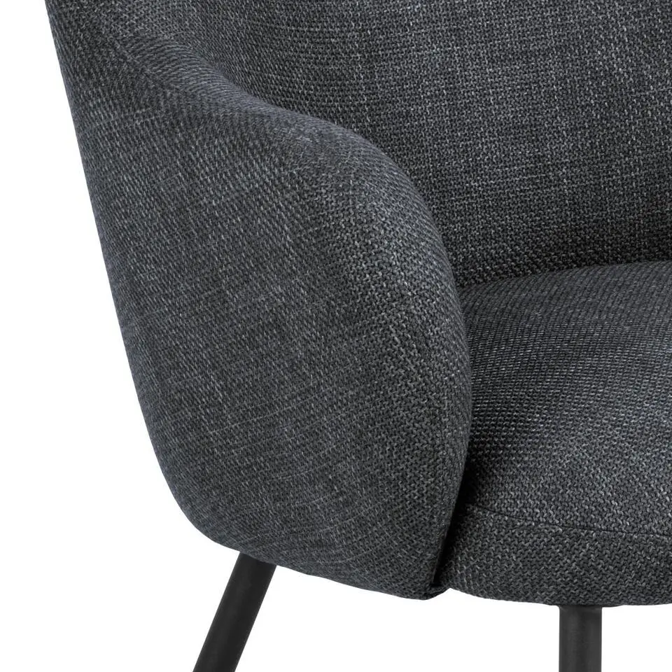 Fauteuil Grijs - Zithoogte 43cm - 70x75x75cm - Rollo