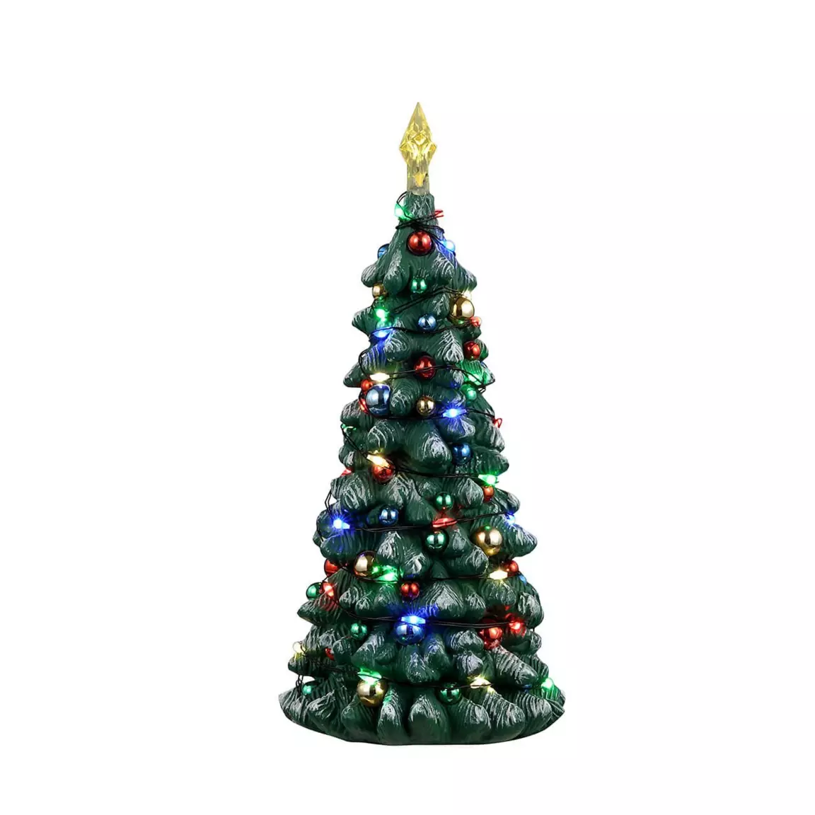 Accessoire Lemax (H16 cm) Sapin de Noël lumineux Multicolore