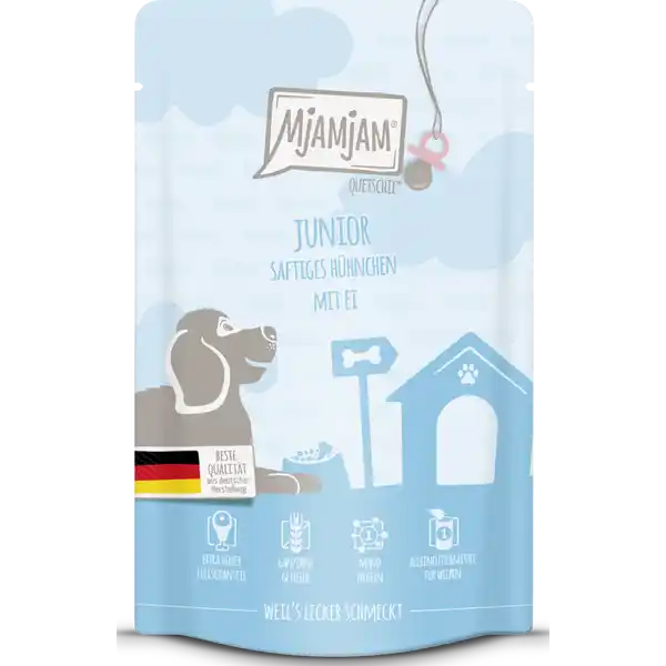 Quetschie - Junior saftiges Hühnchen mit Ei