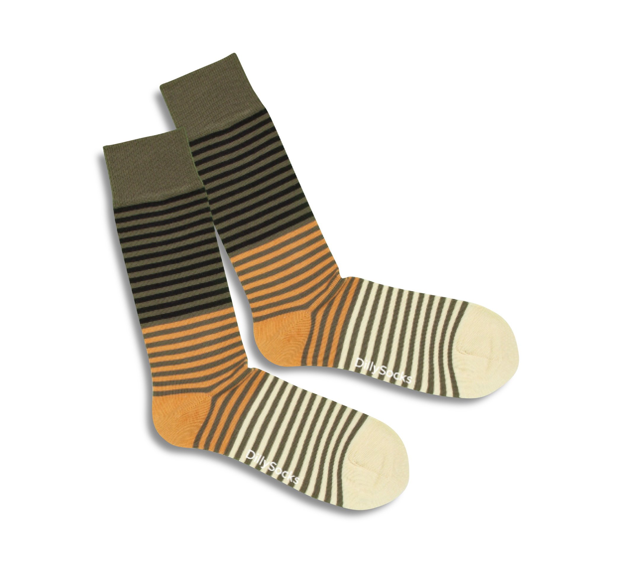 Dillysocks Foresty Stripes