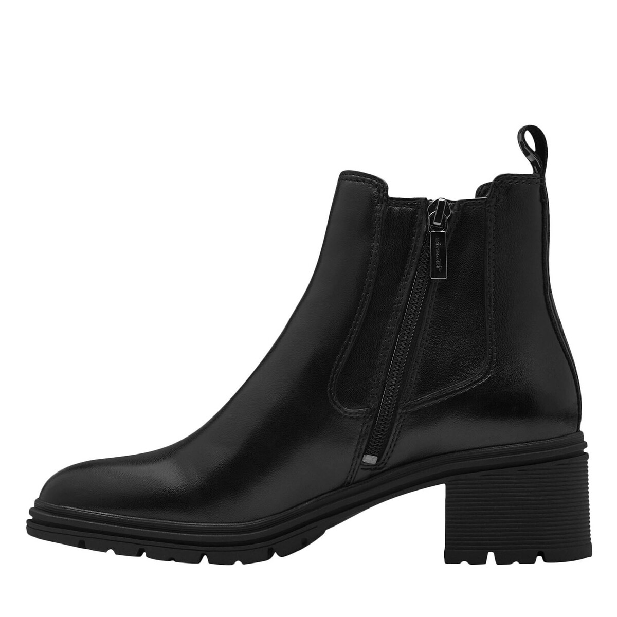 TAMARIS<br>Botas Chelsea de cano curto em couro macio