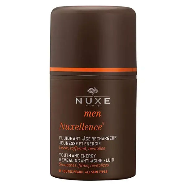 Nuxe Men Nuxellence Fluido Antienvelhecimento Recarga de Juventude e Energia 50ml