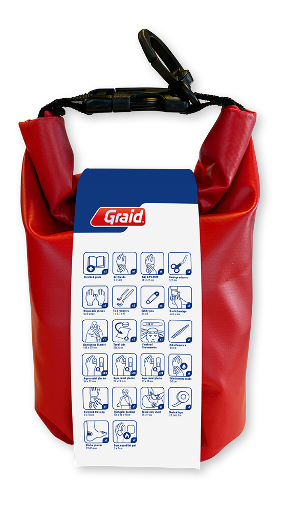 Graid Outdoor Førstehjælp Kit Trekking Waterproof - 1 stk.