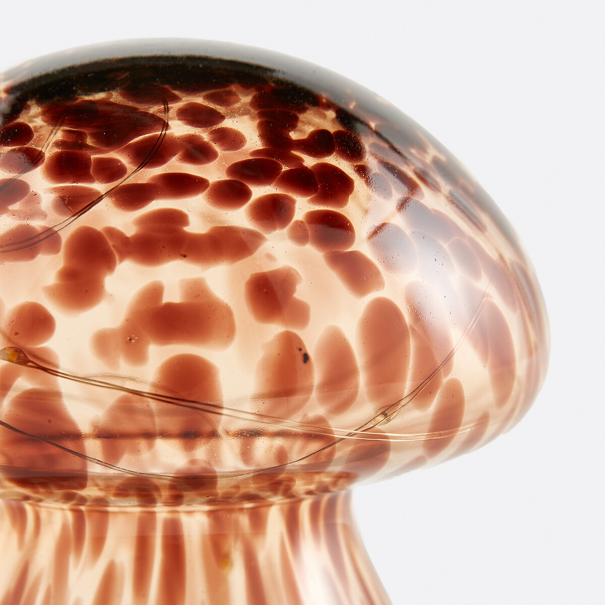 LA REDOUTE INTERIEURS<br>Luminária LED decorativa em vidro em formato de cogumelo Onoki