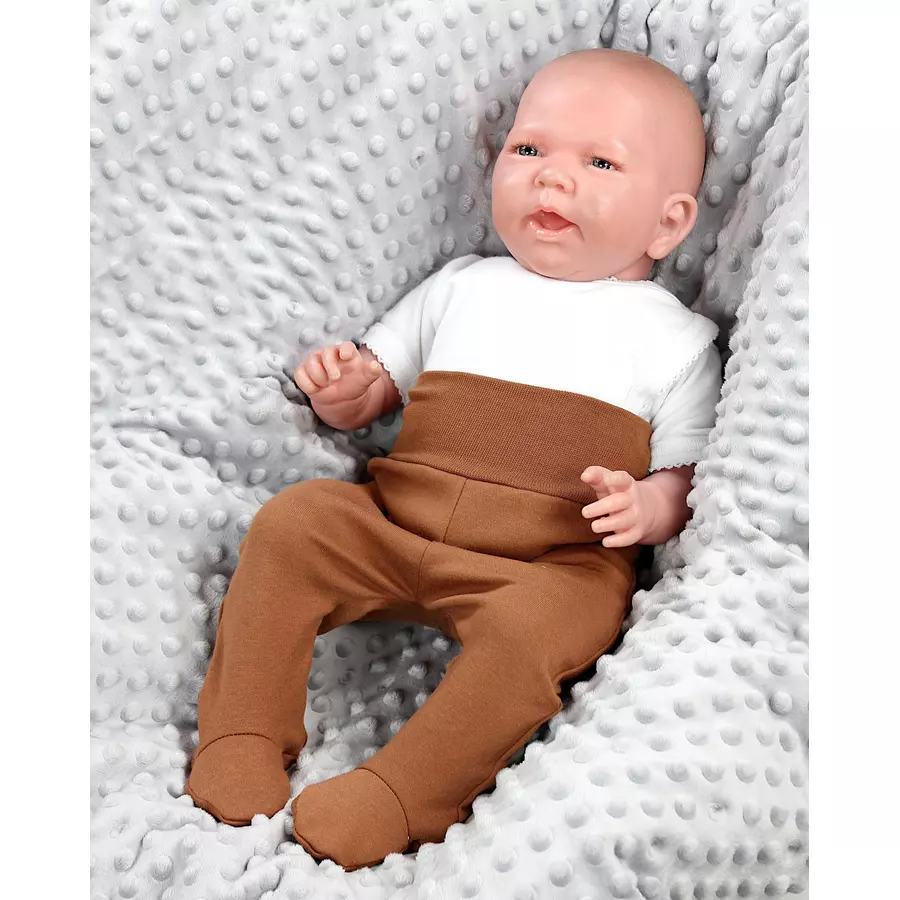 TupTam Baby Strampelhose mit Fuß 5er Pack braunblau