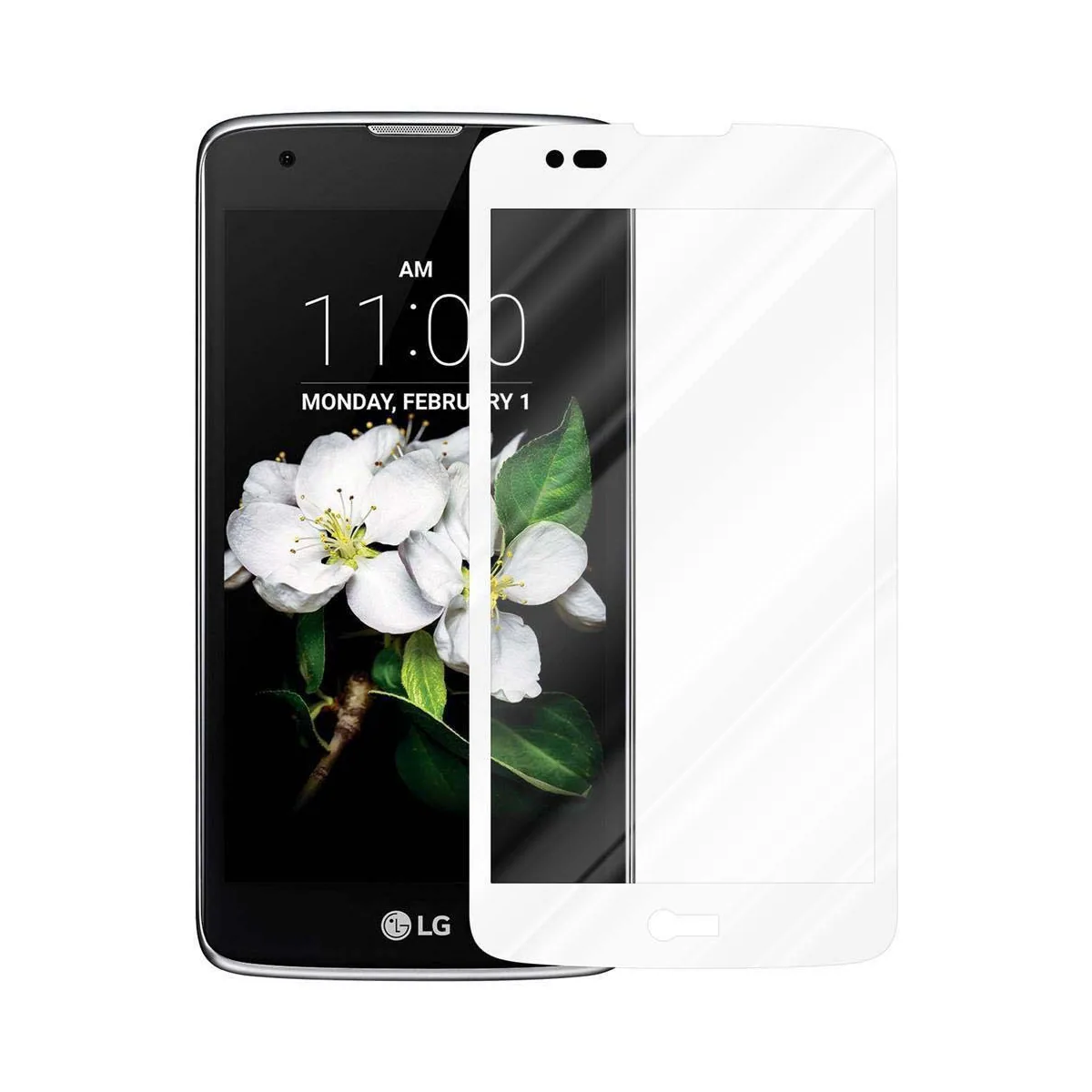 LG K7 2016 Skjermbeskytter Skärmskydd (hvit)