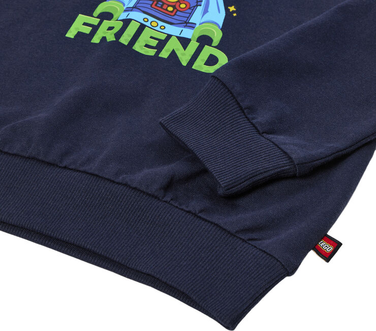 LEGO kidswear-LEGO børnetøj LWSAKU 101 - SWEATSHIRT Blå