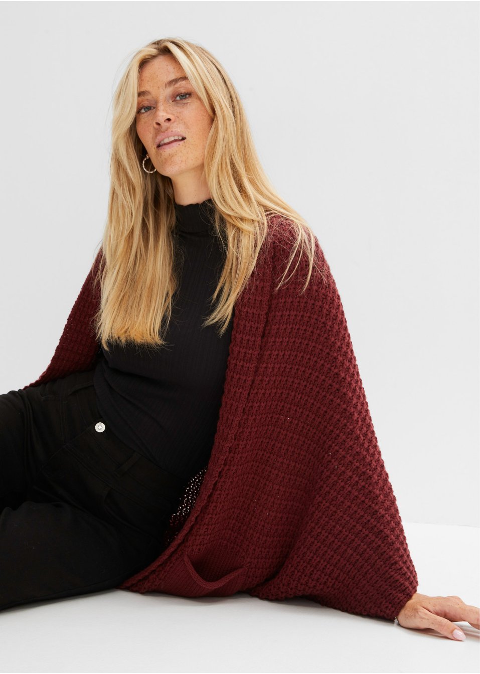Gilet long en maille