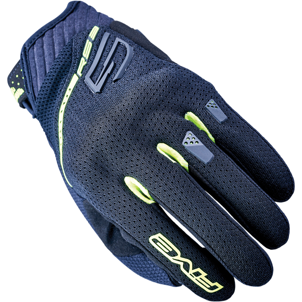 Five - Gants RS3 Evo Airflow Noir / Jaune fluo