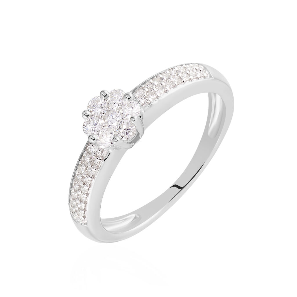 Bague Praya Or Blanc Diamant