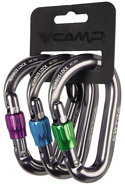 CAMP - LOT MOUSQUETONS NIMBUS LOCK 3 PACK