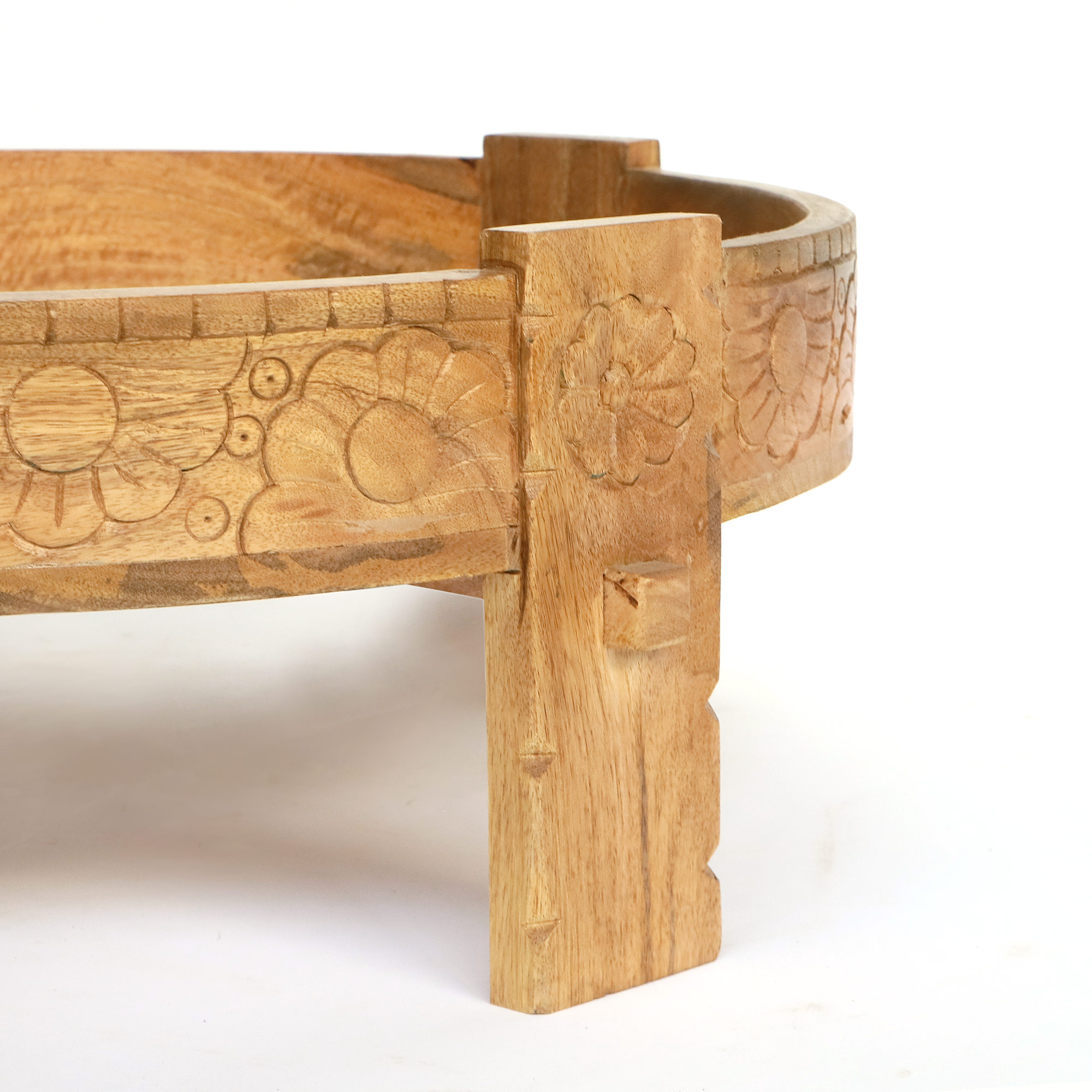 Couchtisch 'Grinder', natur, Ø 72 cm, H 28 cm von fischer's lagerhaus