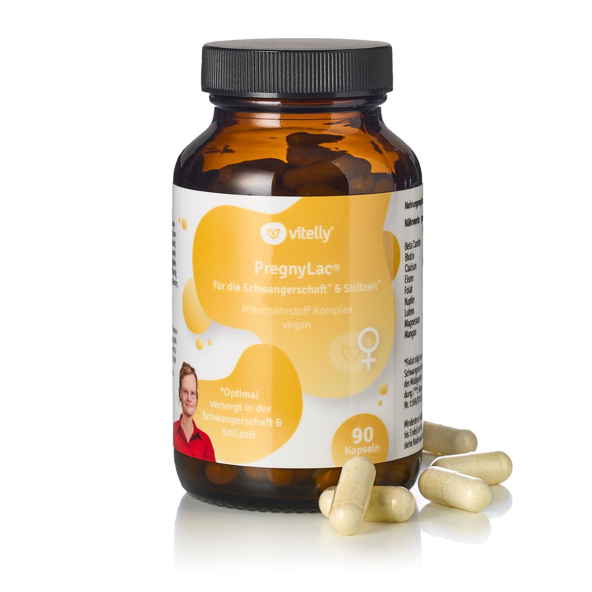 vitelly PregnyLac – Schwangerschafts Vitamine für 3 Monate