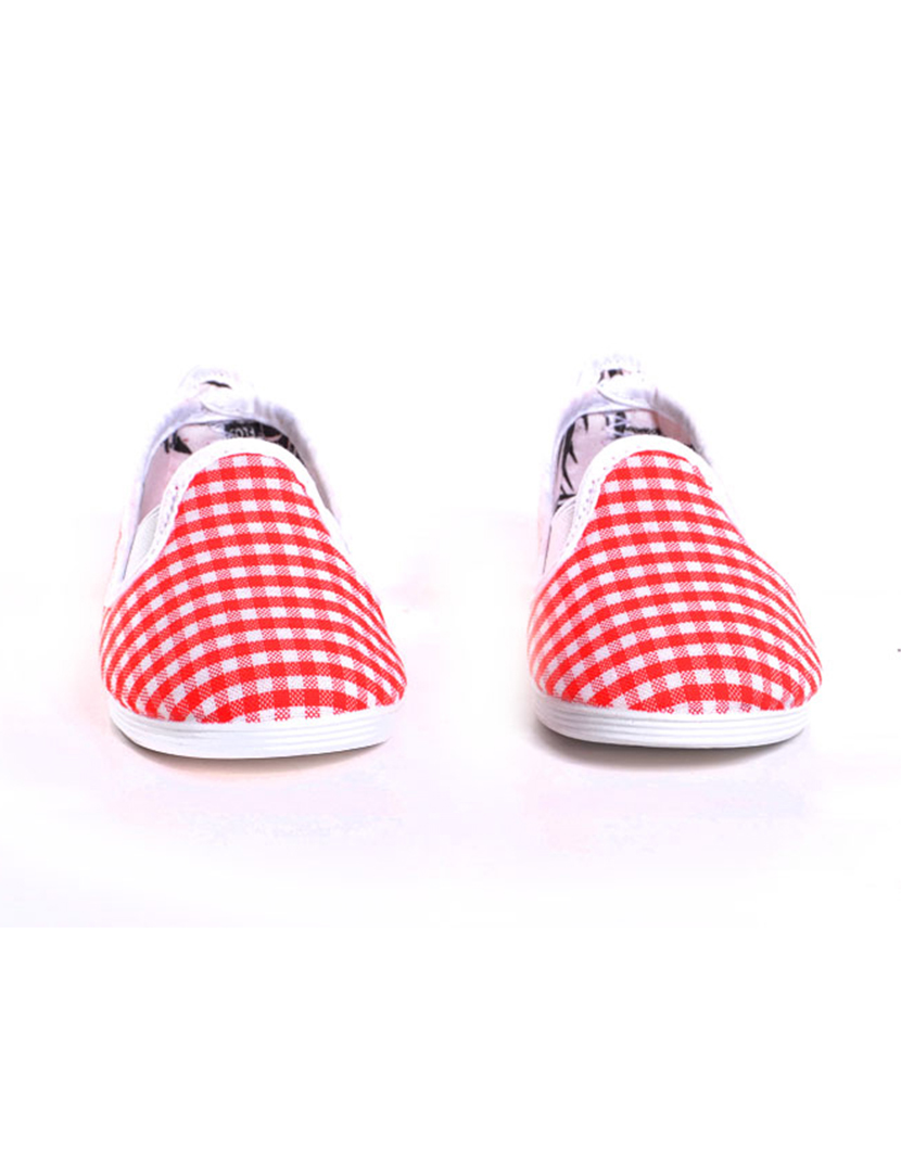 Red Print Espadrilles