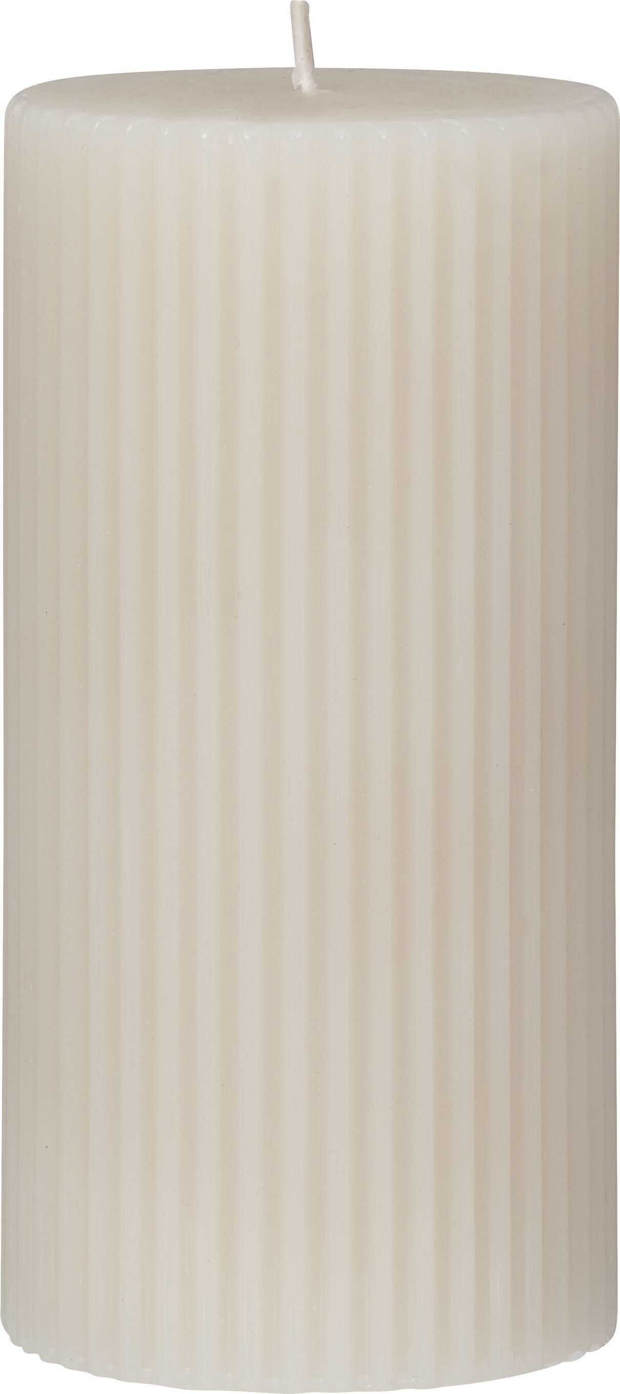 MAI Zylinderkerze - Weiss / H: 15.0 cm