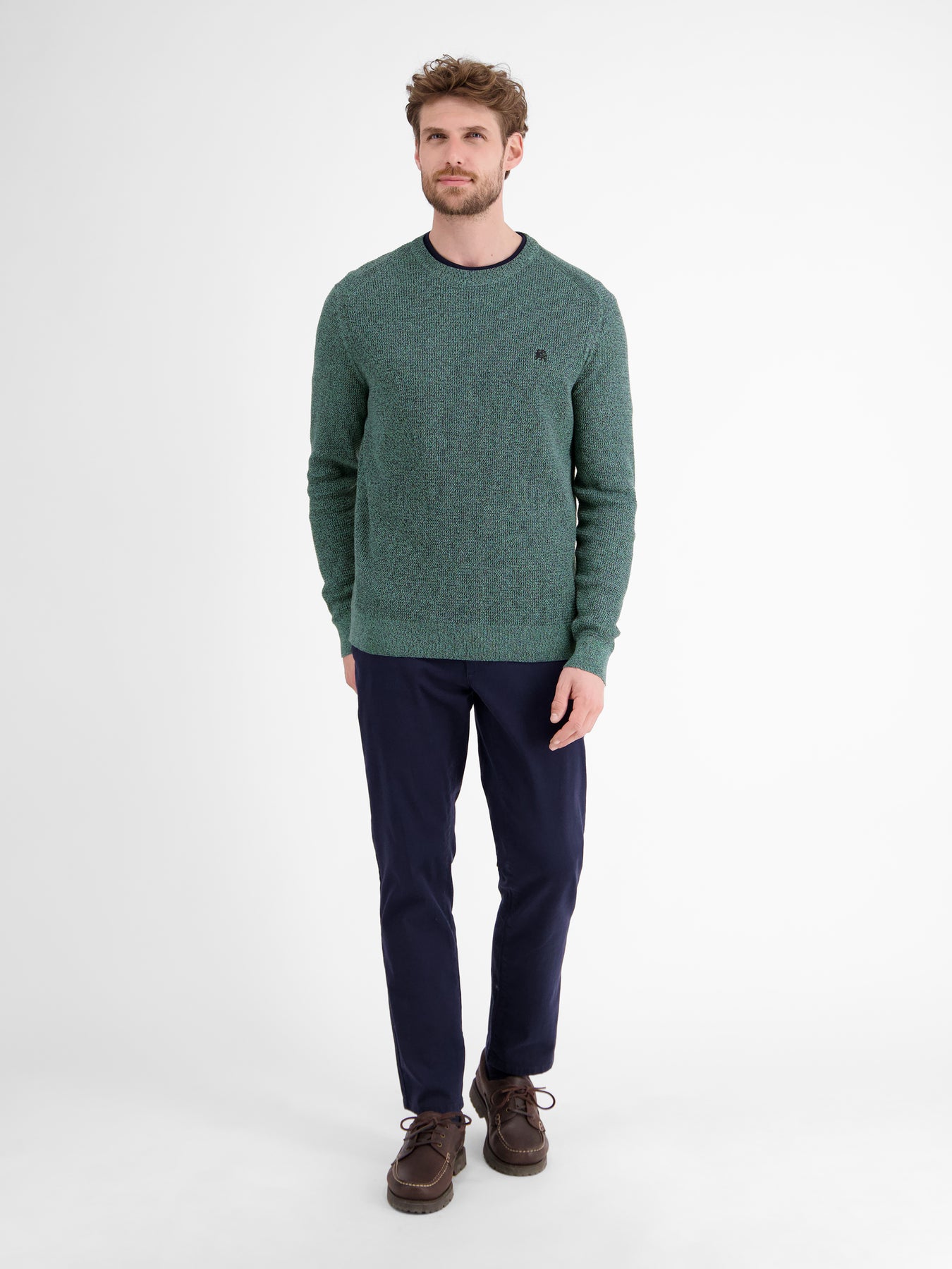 Herren Strickpullover in Strukturqualität