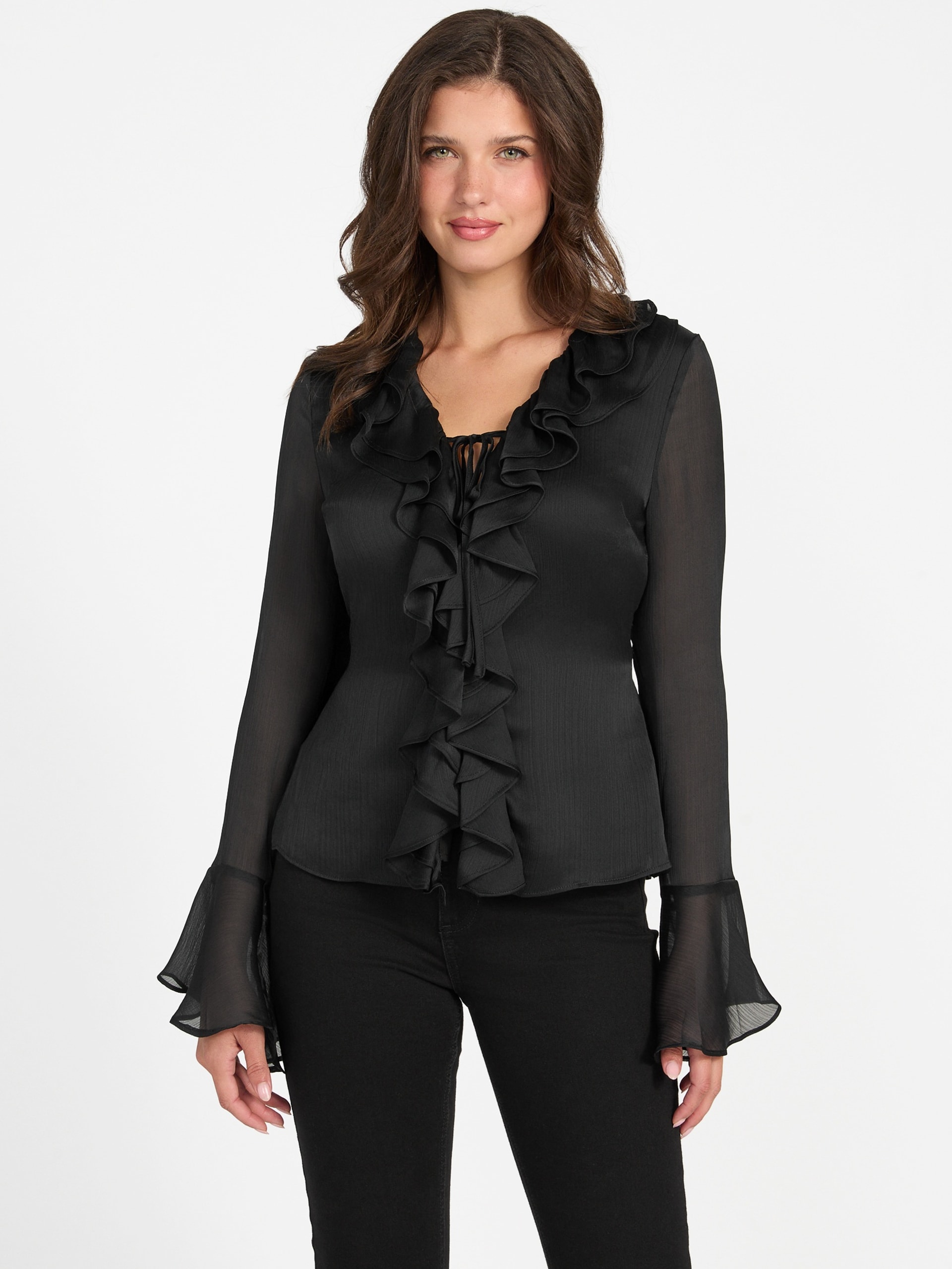 Blusa Sana com babados