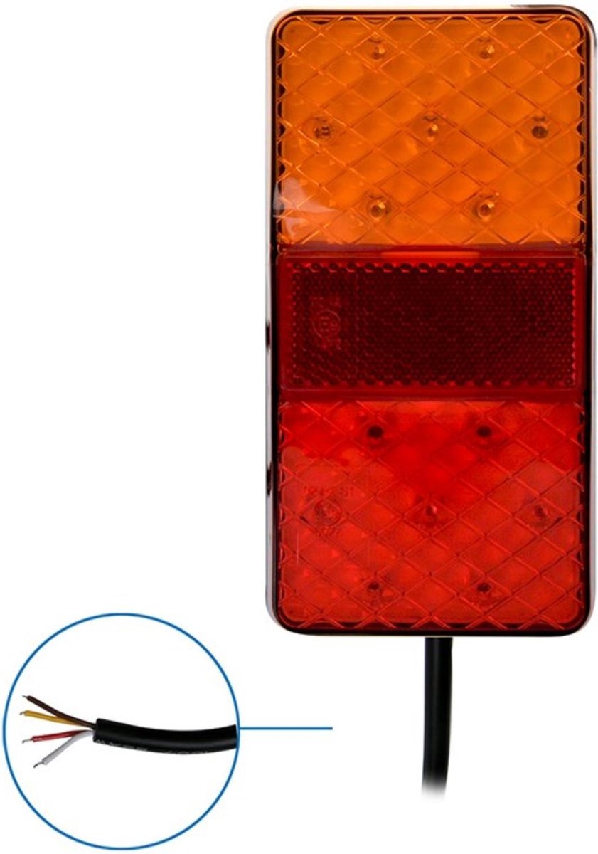 ProPlus 12/24 volt LED achterlicht - 4 functies