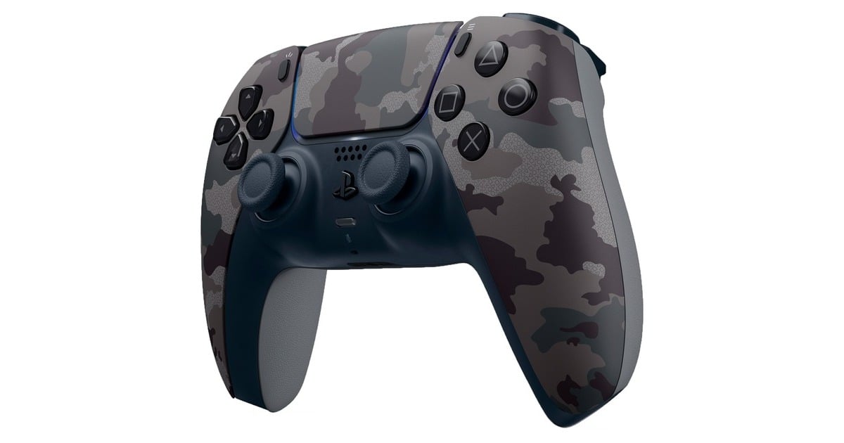SonyDualSense draadloze controller  (Grijs/camouflage kleur, Grey Camo)