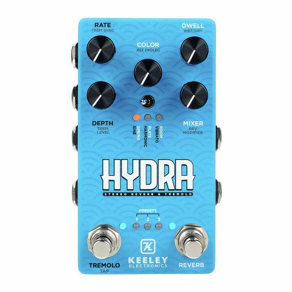 Keeley Hydra Stereo Reverb / Tremolo