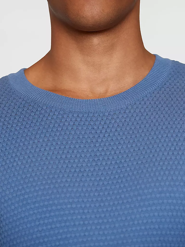KNOWLEDGE COTTON APPAREL Sweater VAGN blau