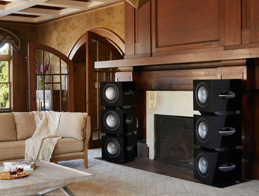 REL S812 Noir Caissons de basses
