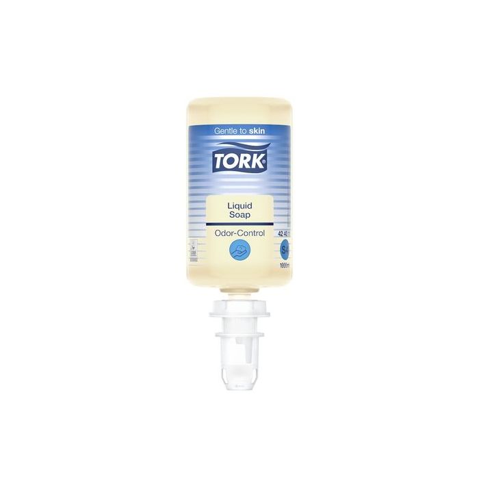 6st Tork S4 424011 handzeep geurneutraliserend 6x1000ml past in S4 zeepdispensers (424011)