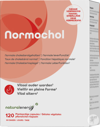 Natural Energy Normochol 120 Capsules Végétales