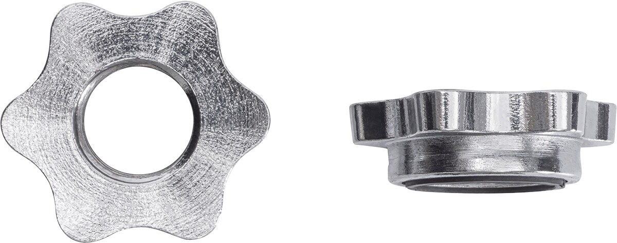 Miweba Sports Kurzhantelstange KH100, Sternverschluss, 35cm, Ø30mm, bis 40 kg, Stahl, 2er-Set (2 Stück)