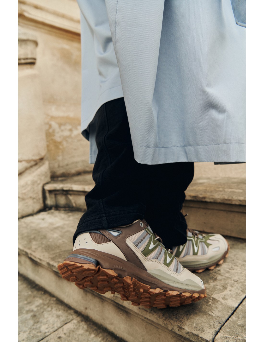 adidas Sneakers Homme hyperturf marron/vert
