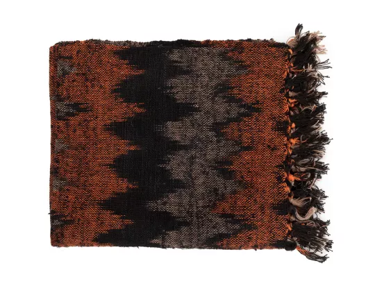 Le s'il vous Plaid - Black Orange