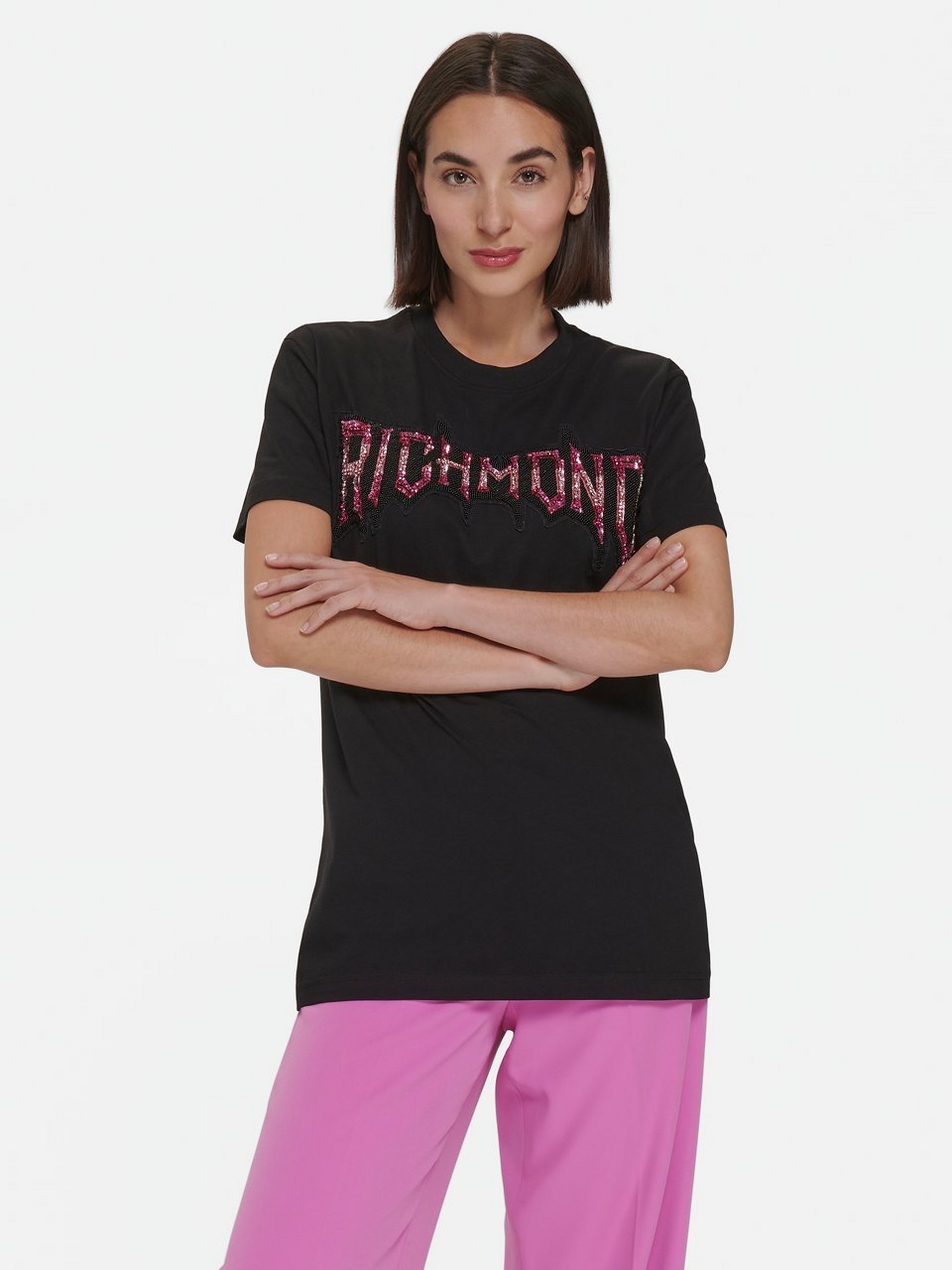 Rundhals-Shirt