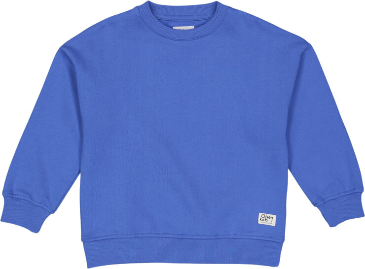 Müsli by Green Cotton Olsen kids believe sweatshirt Palace blue