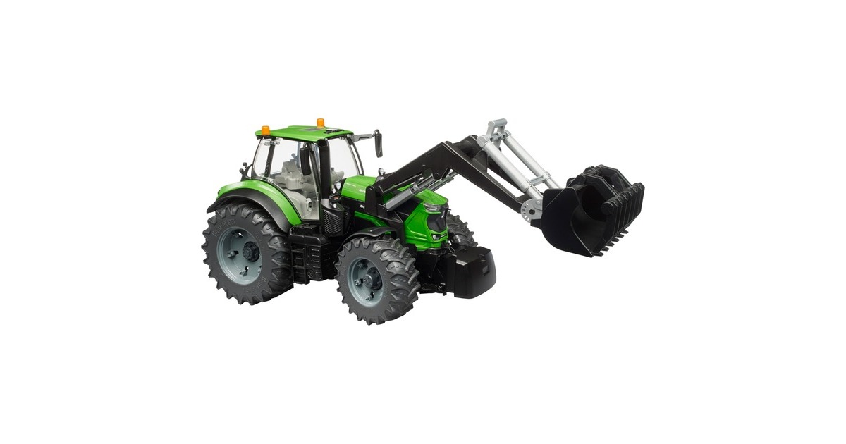 bruderDeutz 8280 TTV met frontlader Modelvoertuig