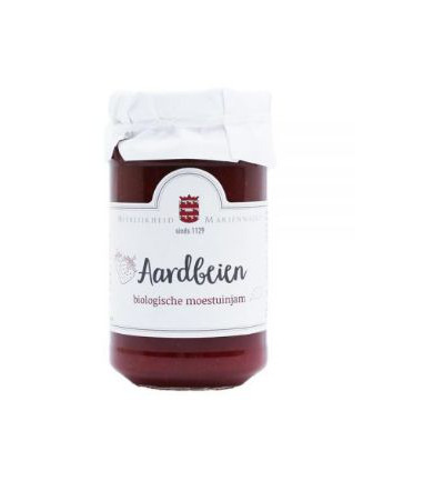Marienwaerdt Moestuinjam aardbeien bio (250 gr)