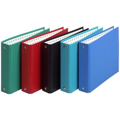 Exacompta - Classeur à l'italienne 2 anneaux - Dos 40 mm - 14 x 18 cm - pour 225 feuilles - disponible dans différentes couleurs