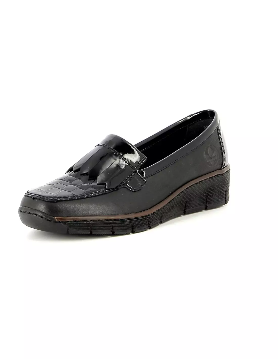 RIEKER 53764-00 - Mocassins & bateaux Schwarz