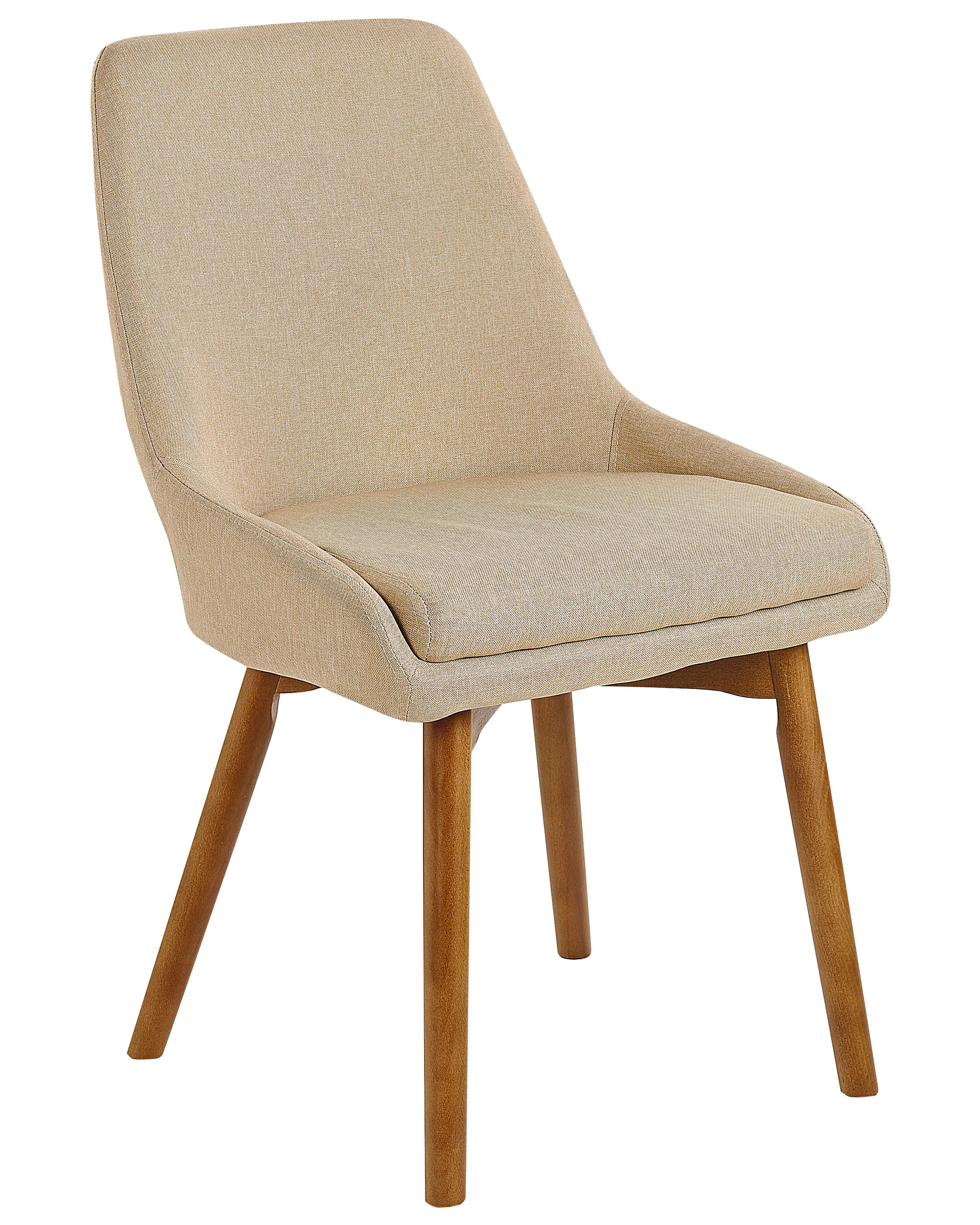 Set van 2 eetkamerstoelen MELFORT Zandbeige