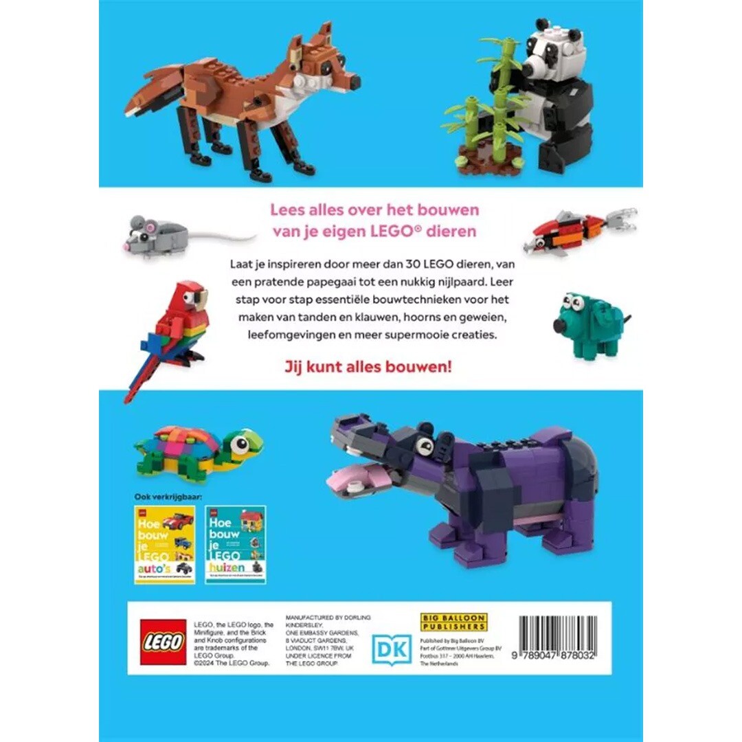 Uitgeverij big balloon hoe bouw je LEGO dieren
