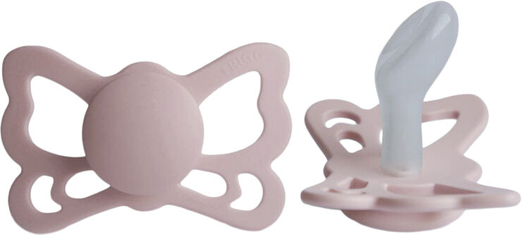 Frigg FRIGG Butterfly anatomiske sutter i medicinsk silikone 2-pak str. 2 - Cream/blush