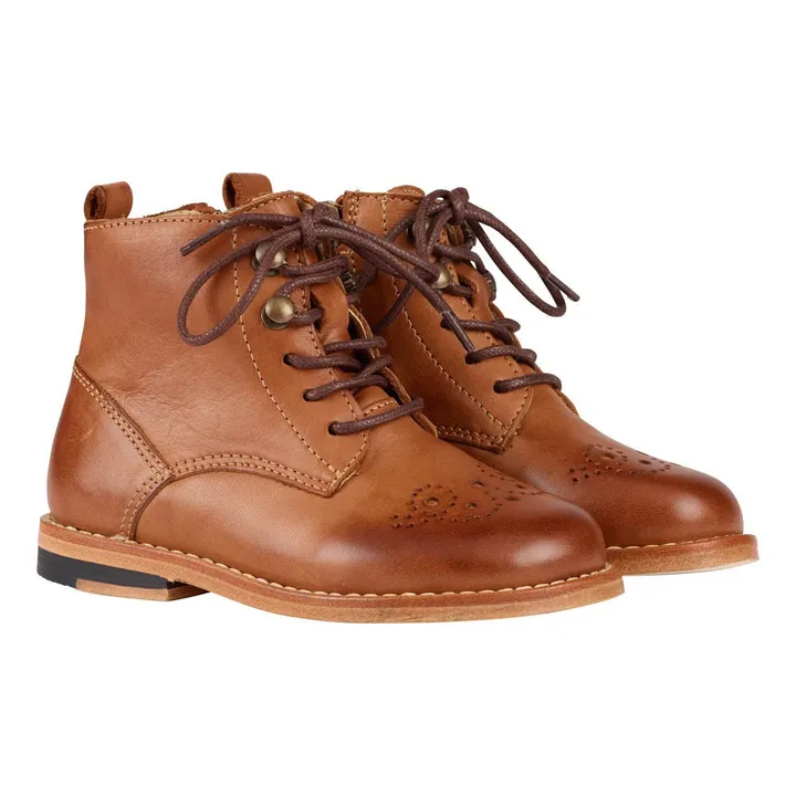 Young Soles Bottines Lacets Buster | Camel