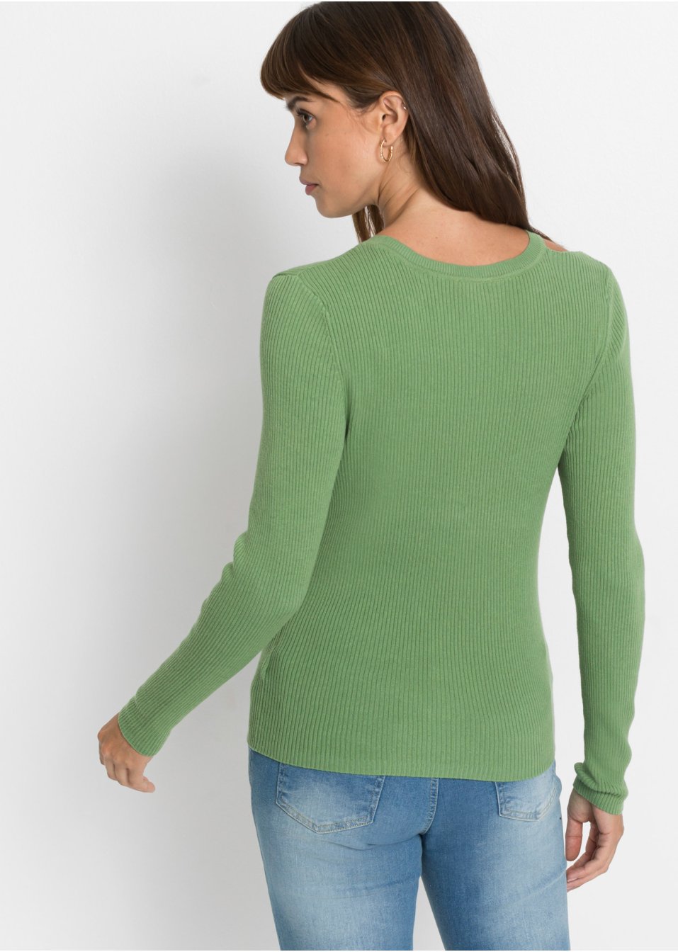 Pull à découpe