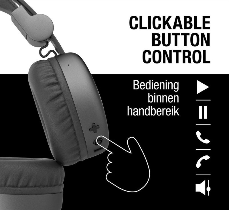 Fresh 'n Rebel - Code Core - Draadloze Koptelefoon - Storm Grey - Bluetooth