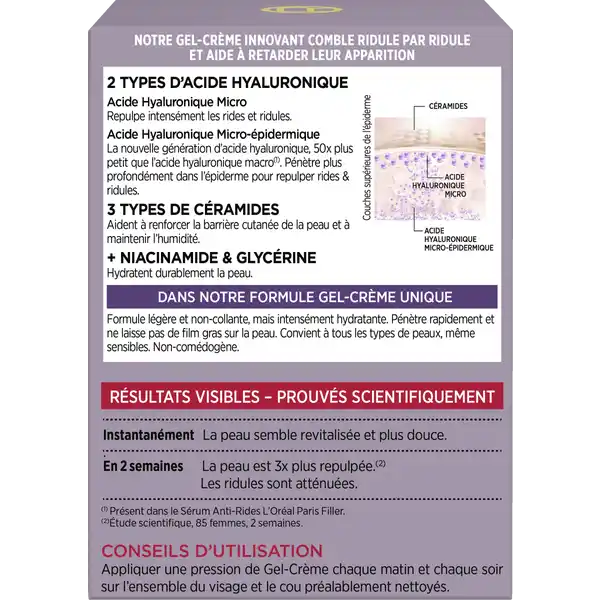 Revitalift Filler Aufpolsternde Gel Creme