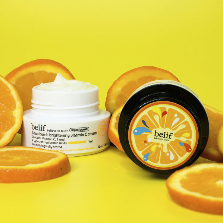 Belif Aqua Bomb Brightening Vitamin C Cream - Mini